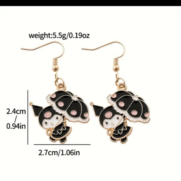 NEW Kuromi Dangle Earrings - Picture 2 of 3